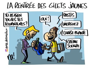 La rentrée des gilets jaunes