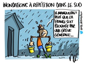 inondations à répétition dans le sud-est