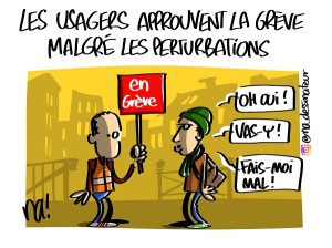 Les usagers approuvent la grève malgré les perturbations