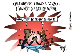 calendrier chinois 2020 : l’année du rat de métal