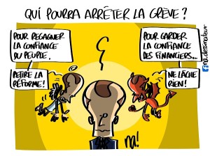 Qui pourra arrêter la grève