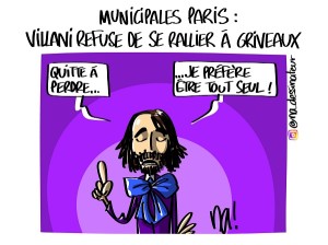 Municipales Paris, Villani refuse de rallier Griveaux