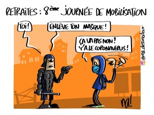 Retraites, 8ème journée de mobilisation