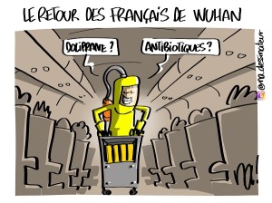 Le retour des Français de Wuhan