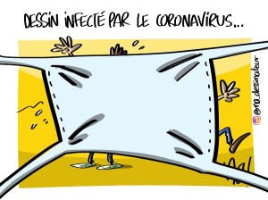 Dessin infecté par le coronavirus