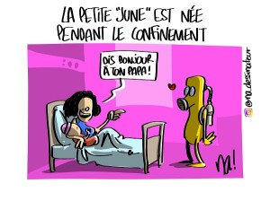 La petite « June » est née pendant le confinement