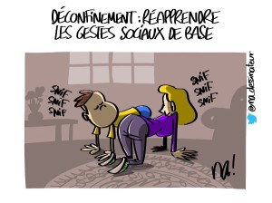 Déconfinement, réapprendre les gestes sociaux de base