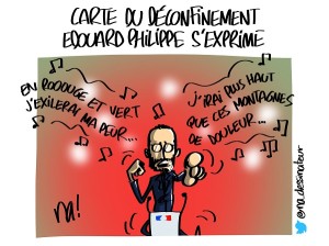 Carte du déconfinement, Edouard Philippe s’exprime