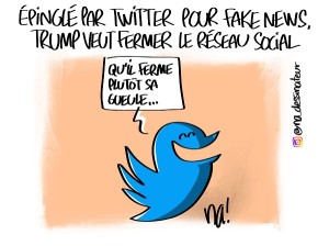 Trump veut fermer Twitter