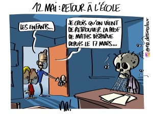 12 mai : retour à l’école