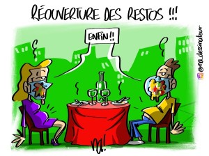 réouverture des restos