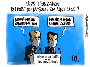 Vers l’obligation du port du masque en lieu clos ?