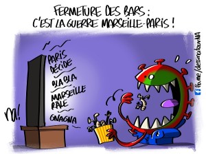 fermeture des bars, c’est la guerre Marseille-Paris !