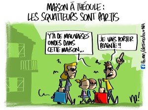 Maison à Théoule, les squatteurs sont partis