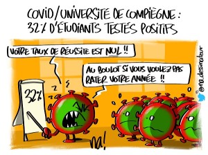 covid – université de Compiègne, 32% d’étudiants testés positifs