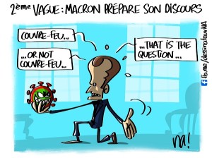 2ème vague, Macron prépare son discours