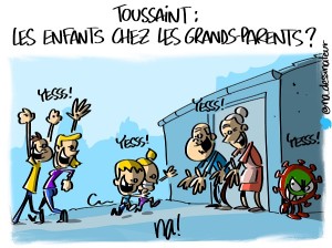 Toussaint, les enfants chez les grands-parents ?