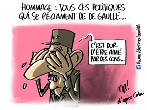 Hommage, tous ces politiques qui se réclament de De Gaulle