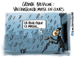 Grande Bretagne, vaccination de masse en cours