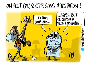 On peut (re)sortir sans attestation