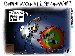 Comment Macron a-t-il été contaminé ?