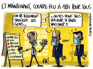 Et maintenant, couvre-feu à 18h pour tous