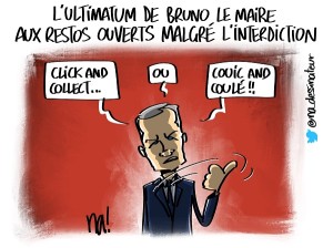 L’ultimatum de Bruno le Maire aux restos ouverts malgré l’interdiction