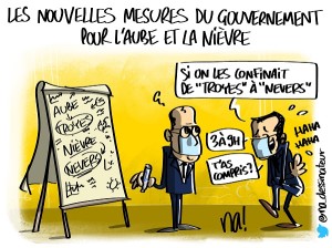 Les nouvelles mesures du gouvernement pour l’Aube et la Nièvre