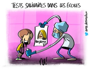 Tests salivaires dans les écoles