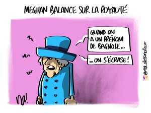 Meghan balance sur la royauté