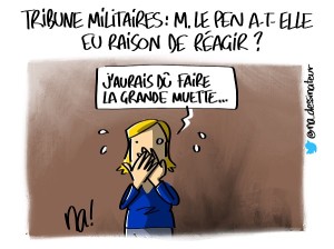 Tribune militaires, Marine Le Pen a-t-elle eu raison de réagir ?