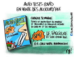 auto tests covid, en vente dès aujourd’hui