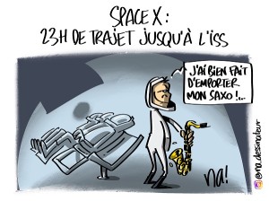 Space X, 23h de trajet jusqu’à l’ISS