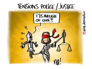 Tensions police – justice
