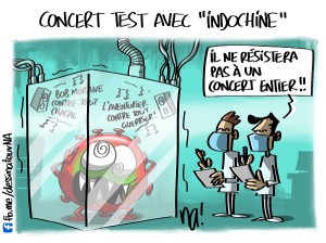 Concert test avec « Indochine »