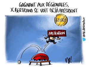 Gagnant aux régionales, X. Bertrand se voit déjà président