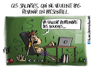 Ces salariés qui ne veulent pas revenir en présentiel