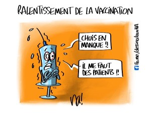 Ralentissement de la vaccination