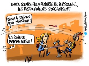 Levée couvre-feu / pénurie de personnel, les restaurateurs s’organisent