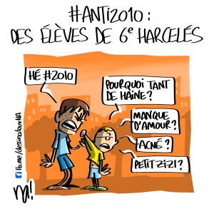 #anti2010, des élèves de 6ème harcelés