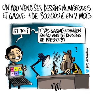 un ado vend ses dessins numériques et gagne plus de 300000 euros en 2 mois