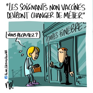 « les soignants non vaccinés devront changer de métier »