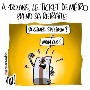 à 120 ans, le ticket de métro prend sa retraite