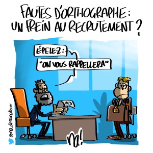 Fautes d’orthographe, un frein au recrutement ?