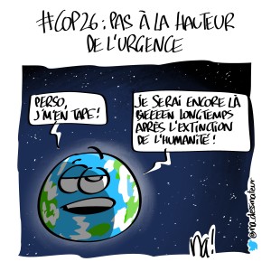 #cop26 pas à la hauteur de l’urgence