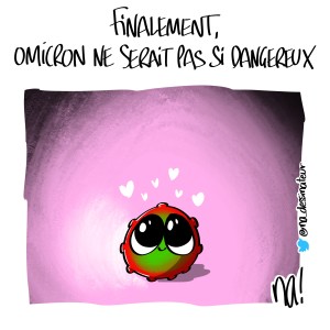 Finalement, le variant omicron ne serait pas si dangereux