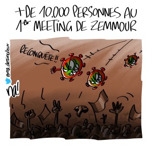 Plus de 10.000 personnes au 1er meeting de Zemmour