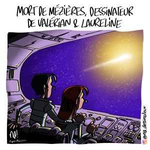 Mort de Mézières, dessinateur de Valérian et Laureline