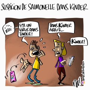 Suspicion de salmonelle dans Kinder