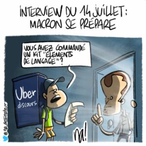 Interview du 14 juillet, Macron se prépare